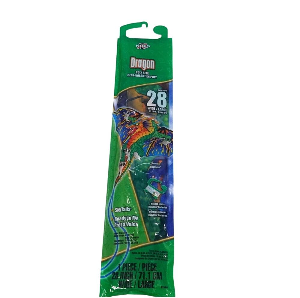 NIB Dragon Poly Kite 28" Wide